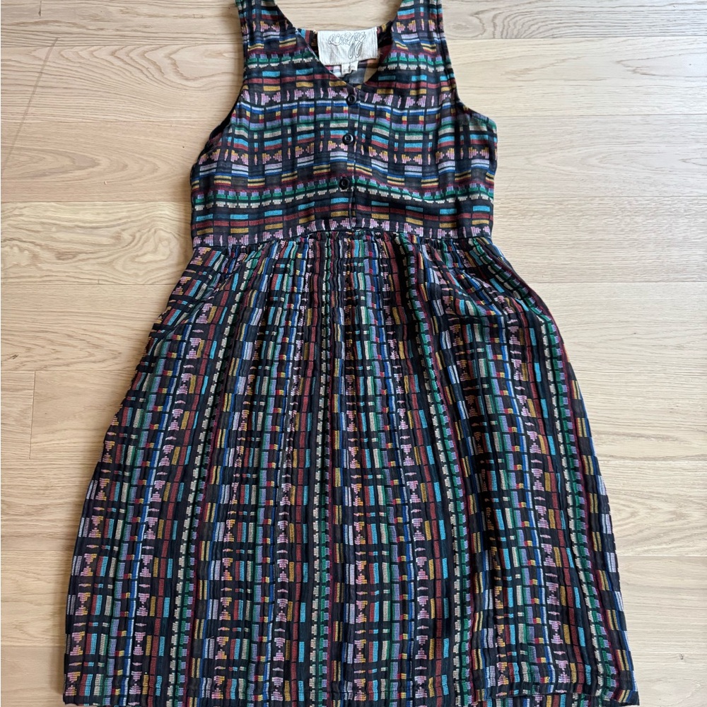 Multicolor Sleeveless Dress